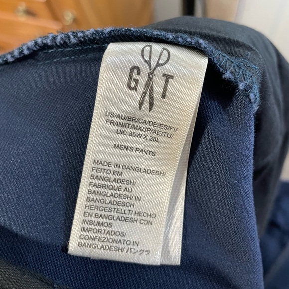 Goodthreads Men's Dark Blue Chinos - Picture 7 of 8